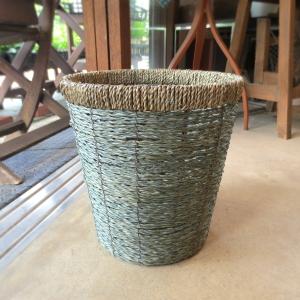 バスケット鉢カバー（ダークブルー）8号鉢サイズ　観葉植物