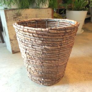 バスケット鉢カバー（ブラウン）6号鉢サイズ　観葉植物