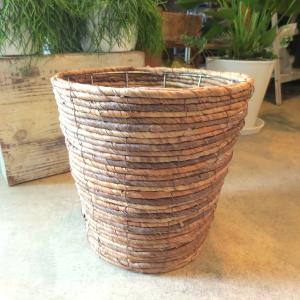 バスケット鉢カバー（ブラウン）7号鉢サイズ　観葉植物