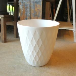 リッチェル キンバリー 鉢カバー 6号鉢サイズ ホワイト　観葉植物