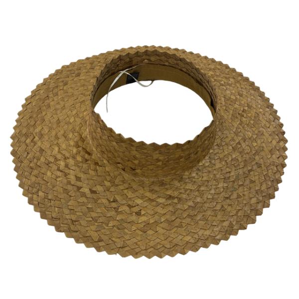 Kapalili サンバイザーブラウン(個体差あり、色まばら、色が薄めもあります)/品番HAT50