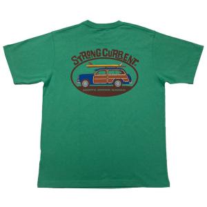 ストロングカレント メンズ 半袖 Tシャツ 222C1ST066 CAR　グリーン 品番KOT223｜kapalili