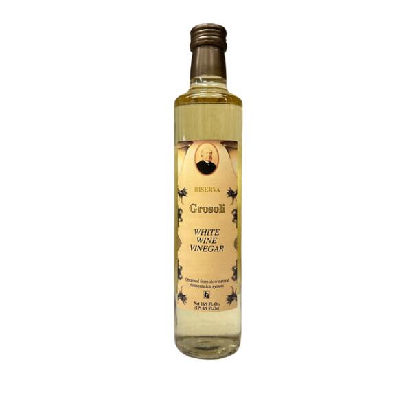 グロソリ イタリアンワインヴィネガー 白 〜リゼルヴァ〜 500ml 瓶