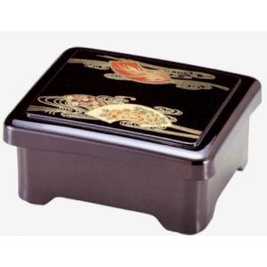 J-kitchens 鰻重箱 D.X長手重 黒内朱 19.6×13.9×8cm : くらおり