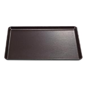 お盆トレー 業務用 ランチ 定食盆 青山木目盆 新溜 尺2寸 ノンスリップ加工 配膳トレー 木目盆