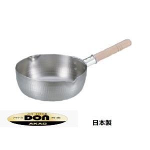 片手鍋 DON 雪平鍋17cm アカオ（硬質アルミ製）行平鍋｜kappabashi