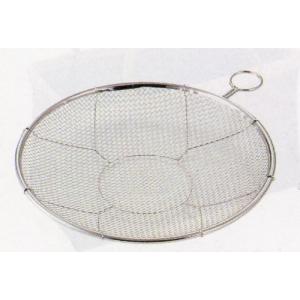 18−8ステンレス製 弁慶 米揚げザル・30cm 4〜4．5升 【深型ざる