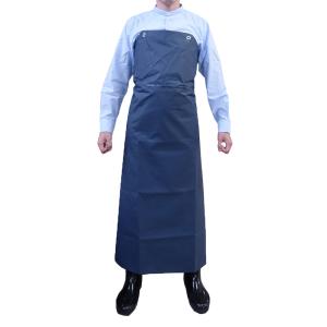 ワンタッチ エプロン 防水 胸付前掛 ターポリ...の詳細画像5