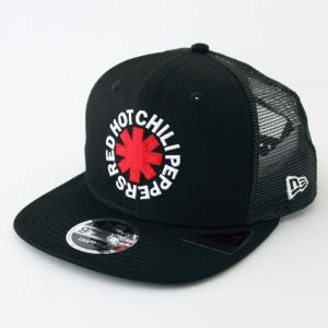 ニューエラ NEWERA×Red Hot Chili Peppers コラボ 帽子 9FIFTY Original Fit トラッカー Red Hot Chili Peppers ロゴ ブラック｜kappacraft