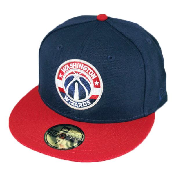 ニューエラ NEWERA x NBA コラボ 帽子 59FIFTY ワシントン・ウィザーズ ネイビー...