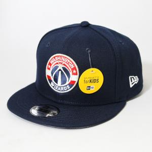 【KIDS 子供用】ニューエラ NEWERA 帽子 Youth 9FIFTY ワシントン・ウィザーズ ネイビー × オフィシャルカラー