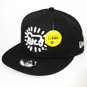 【KIDS 子供用】 ニューエラ NEWERA×Keith Haring コラボ  帽子 Youth 9FIFTY キース・へリング ベイビー ブラック｜kappacraft