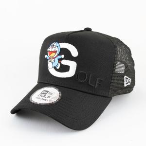 ニューエラ×ドラえもん コラボ newera【ゴルフ】 9FORTY A-Frame トラッカー ドラえもん G ブラック｜kappacraft