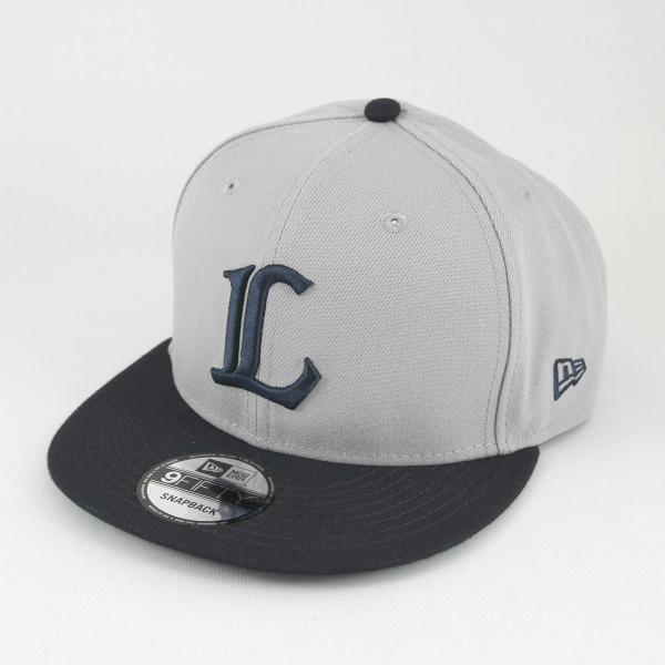 ニューエラ 帽子 キャップ 9FIFTY NPB 西武ライオンズ グレーｘネイビーバイザー