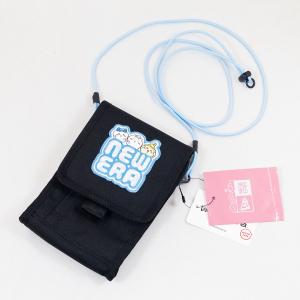 ちいかわ / ちいかわ・ハチワレ・うさぎ ブラック スクエアネックポーチ 0.3L ニューエラ NEWERA かばん バッグ コラボ