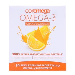 コロメガ オメガ3 スクィーズ （EPA・DHA含有）※オレンジ 2.5g×30袋