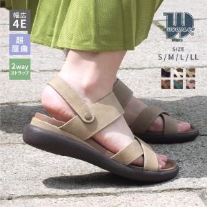 Wilson Lee SPORTS ウィルソンリースポーツ サンダル コンフォート クロスベルト 2way ストラップ 幅広設計 快適 軽量 屈曲 レディース プレゼント ギフト 爆買