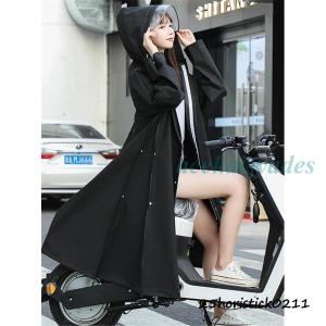 レインコート レディース 自転車 メンズ ポン...の詳細画像5