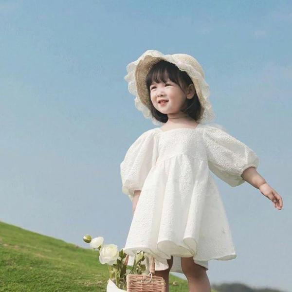 【特価】キッズドレス 女の子 5分袖 誕生日パーティー ワンピース 結婚式 ドレス 子供服 ドレス ...