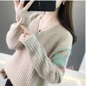 ニット レディース ス 秋 秋服 カットソー ...の詳細画像1