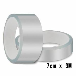 車用プロテクションフィルム（ 7cmx3M ）粘着剤付き ドアシル保護フィルム テープ式 傷保護 ドアエッジプロテクター 取り付けが簡単