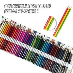 油性色鉛筆 48色 動物柄 収納付き 鉛筆削り...の詳細画像4