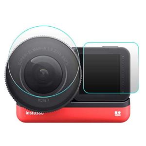 For Insta360 One R 対応 1インチ ガラスフィルム KAKUP 保護フィルム
