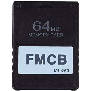JTMIX Free McBoot FMCB PS2 メモリーカード 64MB Sony Playstation 2用v1.953 64MB 収納カー