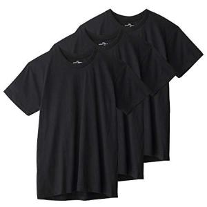 [ボディワイルド] 半袖 Tシャツ クルーネック 綿100% 天竺 3枚組 BW50133 メンズ ブラック Sの商品画像