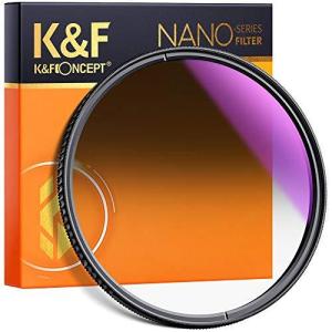 K&F Concept 52mm ハーフNDフィルター GND8 ソフトグラデーション 明暗差調整 減光フィルター 28層両面ナノコーティング GND