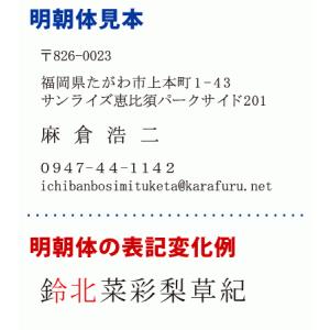 印鑑 はんこ お名前スタンプ ねいみ〜♪ 保護...の詳細画像2