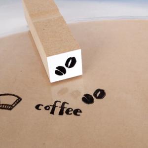 消しゴムはんこ ラバースタンプ 消しゴムスタンプ  tugumi コーヒー豆 カフェ シリーズ から...