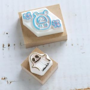 消しゴムはんこ MDF持ち手 1個入り はんこ...の詳細画像2