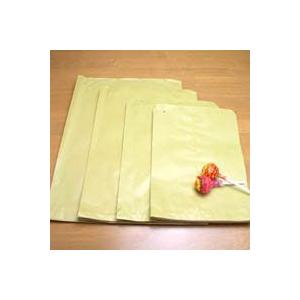 紙袋  スジ入り茶袋 マチなし サイズ4種セット 40枚入り