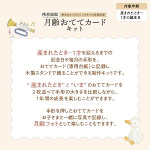 シャチハタ おててカードキット 手形スタンプ ...の詳細画像1