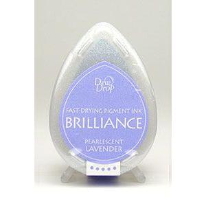 ツキネコ ブリリアンス デュードロップ パーレセントラベンダー スタンプ 台 パッド インク 速乾 ...