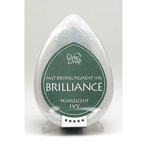 ツキネコ ブリリアンス デュードロップ パーレセントアイビー スタンプ 台 パッド インク 速乾 光...