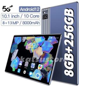 2023新製品 10.1インチ タブレットPC 本体 8GB+256GB Android12.0 10コアプロセッサー 薄型デザイン 5G対応 デュアルSIMスロット搭載　Wi-fiモデル｜karakarashopping