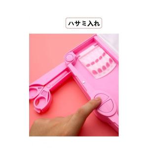 ペンケース 両面開き 筆箱消しゴム ハサミ ル...の詳細画像4