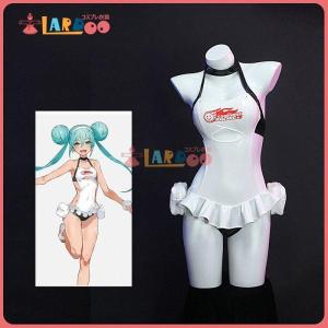 VOCALOID 初音ミク レーシングミク2022 水着 コスプレ衣装 コスチューム cosplay｜karakarashopping