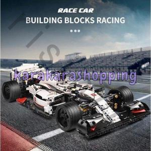 LEGOレゴ互換品 ブロック F1 レーシングカー スーパーカー ミニカー モデル 置物を置く 知育 趣味 車おもちゃ 大人 子供 男の子 誕生日｜karakarashopping