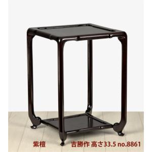 在庫新品 花台 花梨 唐草彫り 1.8尺 巾54cm 漆仕上げ 平花台 盆栽台