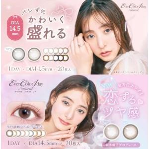 【6箱セット】 エバーカラー ナチュラル モイストレーベルUV 1箱20枚 くぎづけの心 ひとめぼれの恋 カラコン ワンデー 爆買｜PatiCara