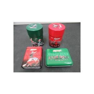 仮面ライダー 2003年 当時物 グリコ 期間限定缶ケース 4種類セット コレクション