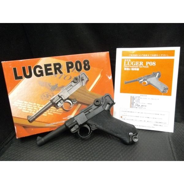 中古品 TANAKA LUGER P08 タナカ ルガー ガスガン ガスブローバック