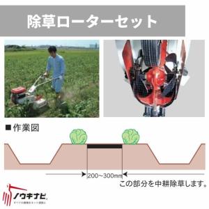 条間除草ローター350 管理機耕運機アタッチメント 0035-95000
