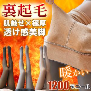 全品Point10倍!最大倍率50% SNS話題 裏起毛 タイツ 1200デニール