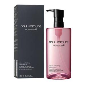 全品Point10倍!最大倍率50% SHU UEMURA シュウウエムラ フレッシュ クリア サクラ クレンジングオイル 450ml｜karei-fuku