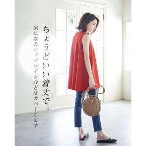 tシャツ ノースリーブ ミニワンピース トップ...の詳細画像4