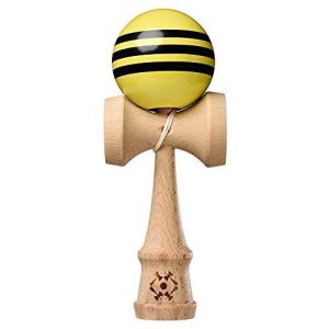 KENDAMA USA けん玉 Tribute トリプルストライプ イエロー・ブラック Triple Stripe YL/BK｜karens-shop